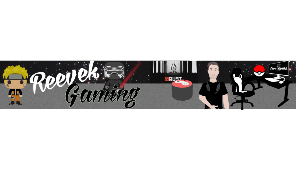 Bannière "Youtubeur Reevek Gaming"